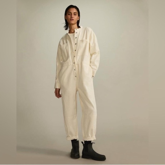Everlane Canvas Organic Cotton Coverall Jumpsuit NWT Medium - Picture 1 of 11
